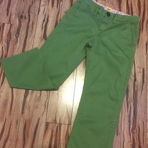 LEVI’S Tab Twills Green Cropped Pants s 4